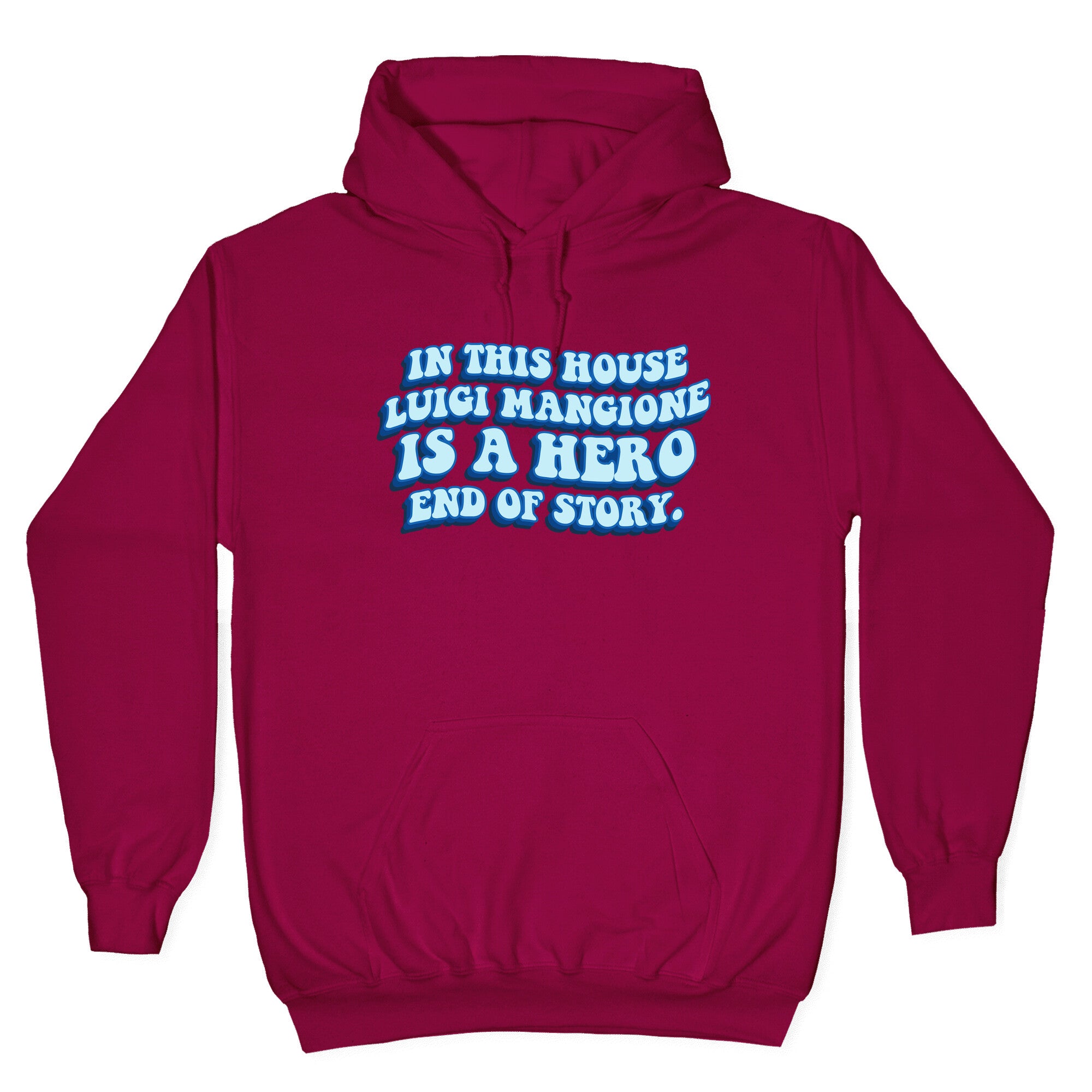 In This House Luigi Is A Hero End of Story Hoodie