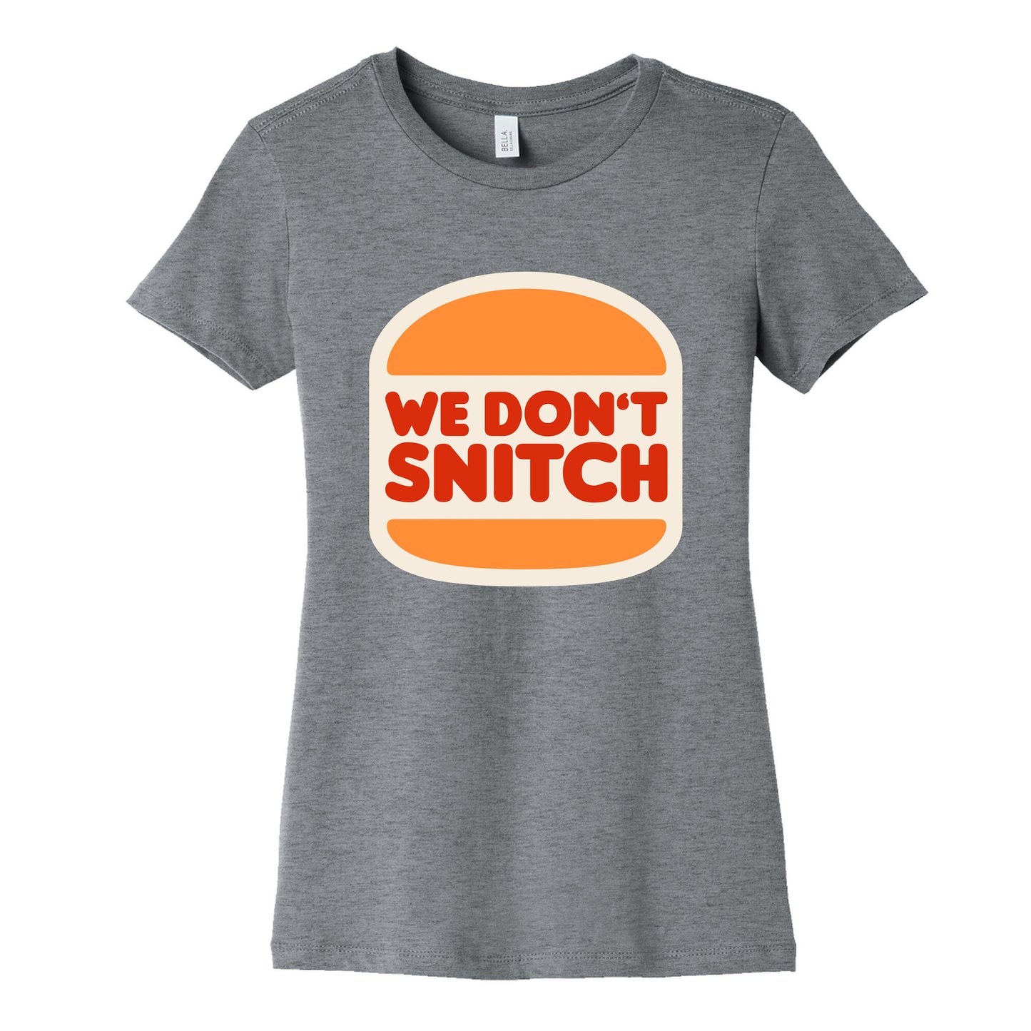 BK We Dont Snitch Luigi Mangione Womens Cotton Tee