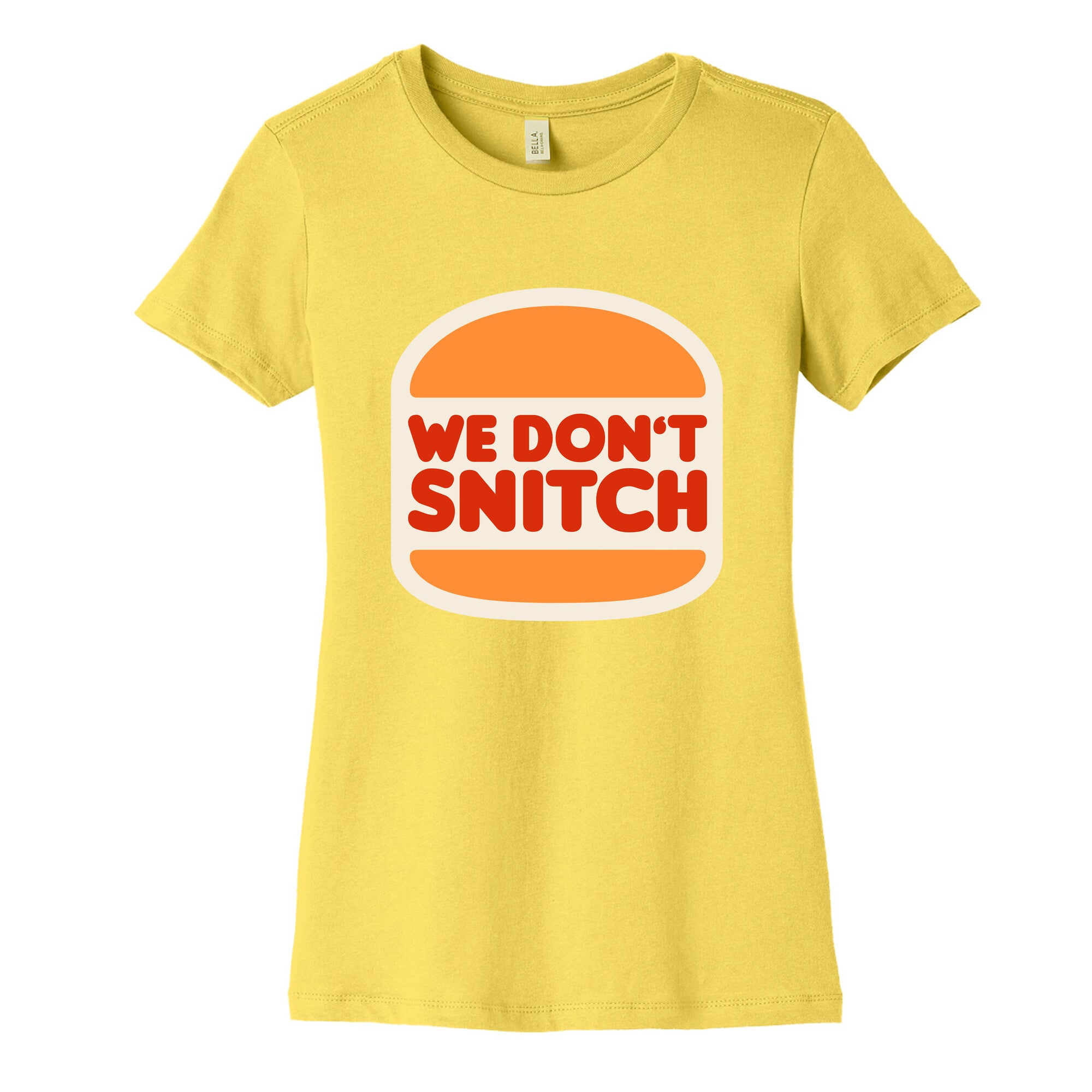BK We Dont Snitch Luigi Mangione Womens Cotton Tee