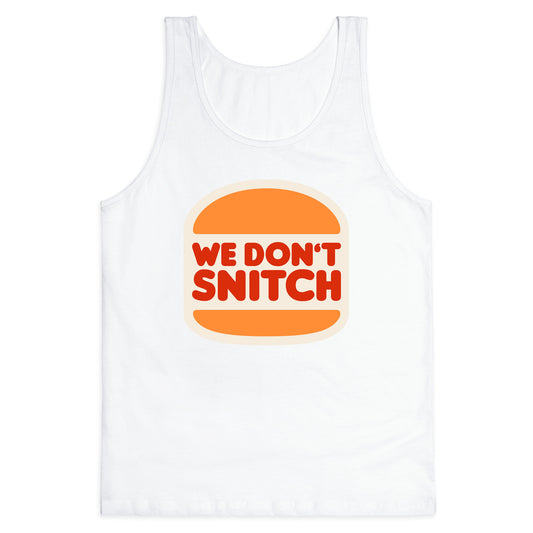 BK We Dont Snitch Luigi Mangione Tank Top