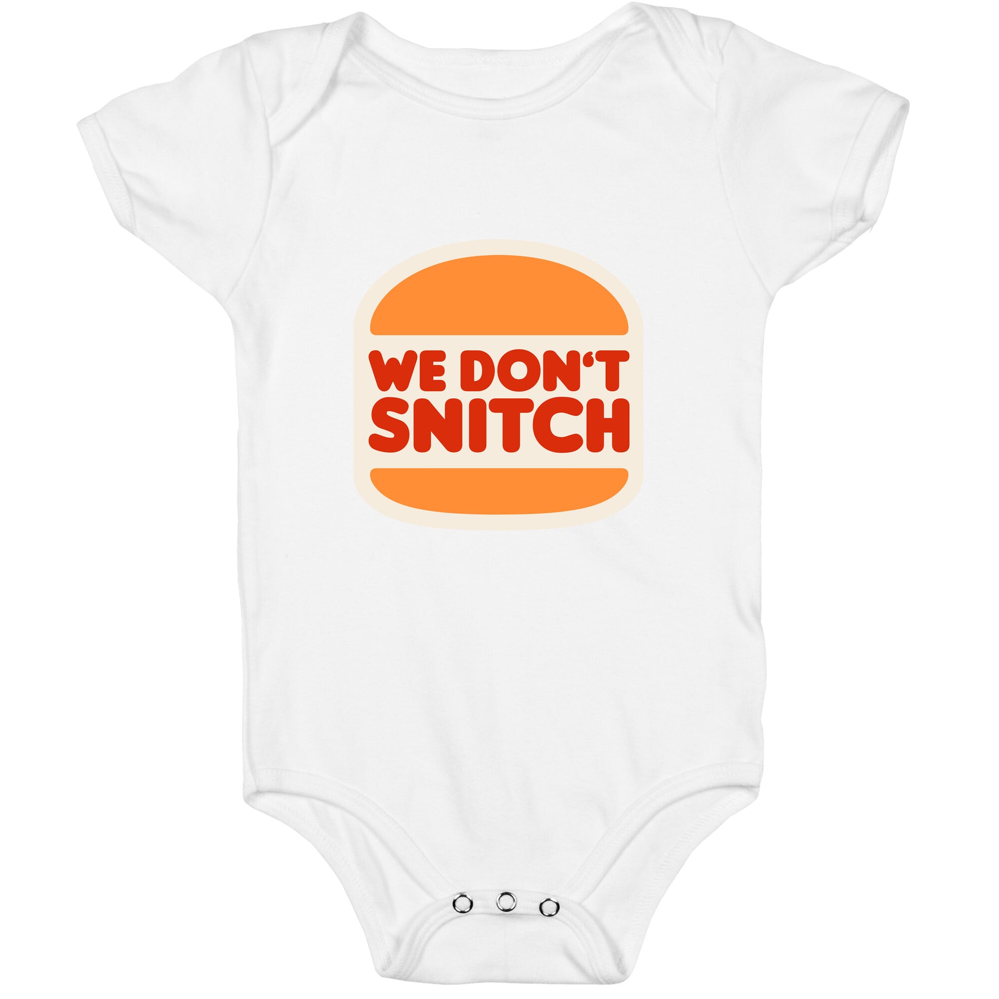 BK We Dont Snitch Luigi Mangione Baby One-Piece