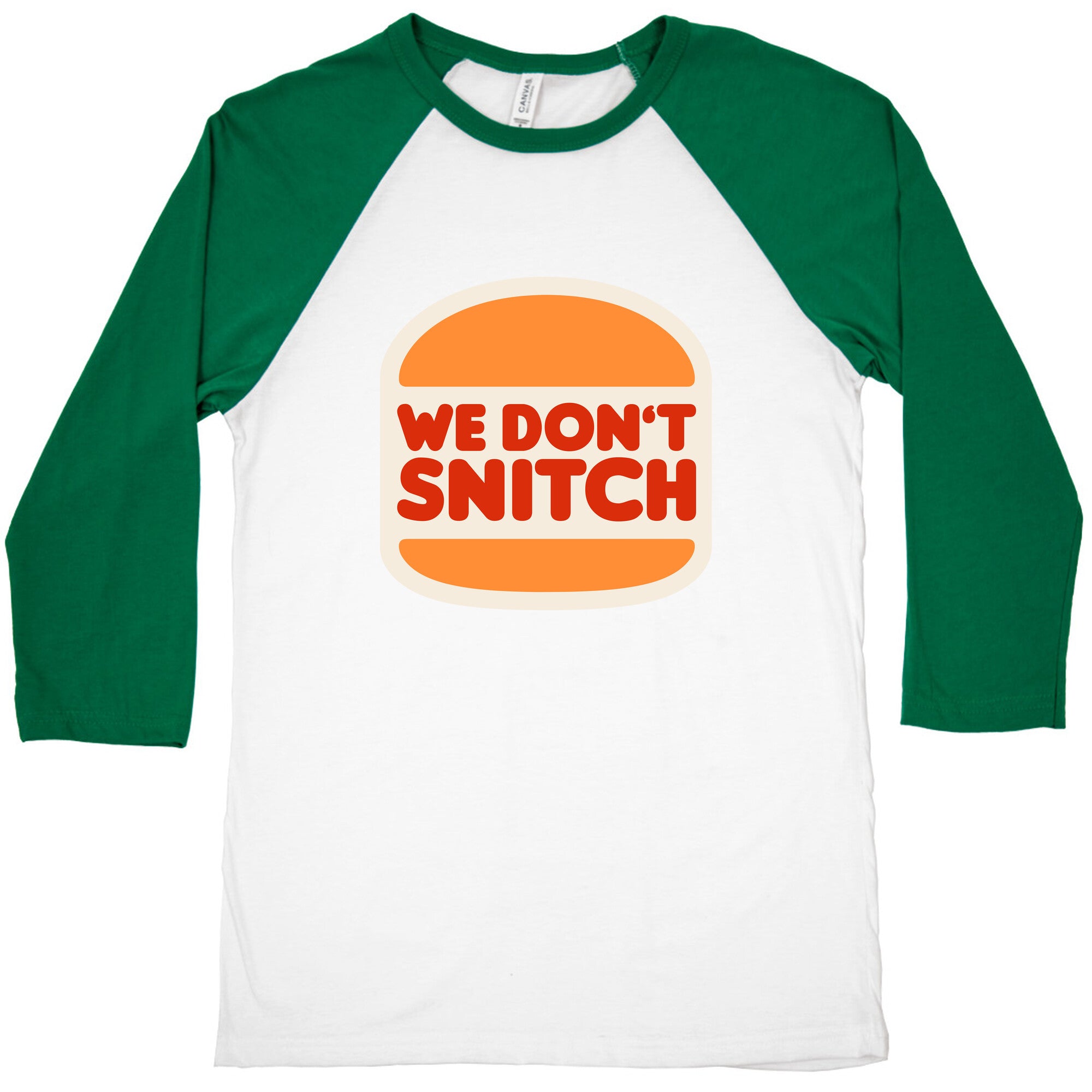 BK We Dont Snitch Luigi Mangione Baseball Tee
