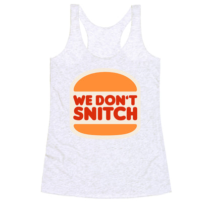 BK We Dont Snitch Luigi Mangione Racerback Tank
