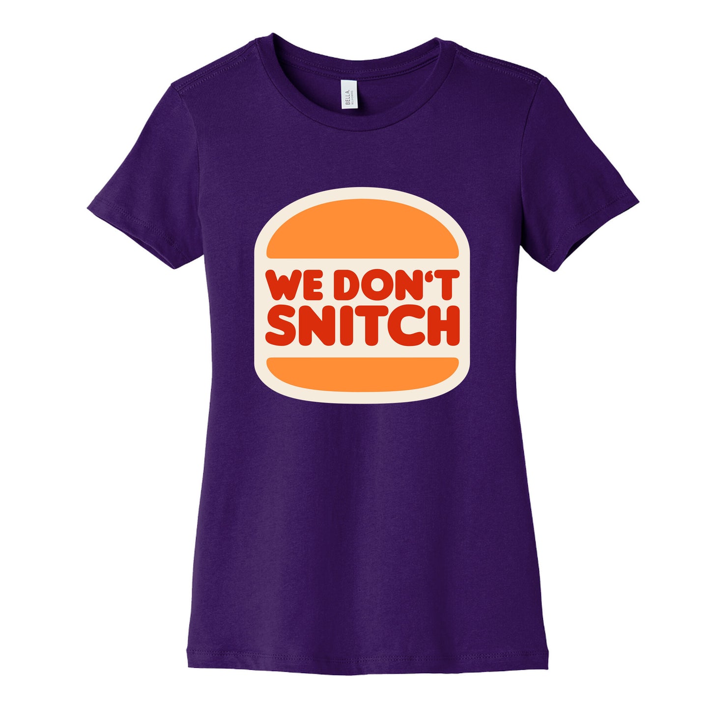 BK We Dont Snitch Luigi Mangione Womens Cotton Tee