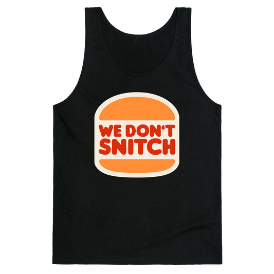 BK We Dont Snitch Luigi Mangione Tank Top