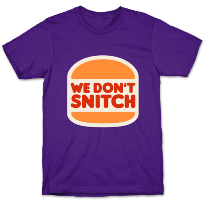 BK We Dont Snitch Luigi Mangione T-Shirt