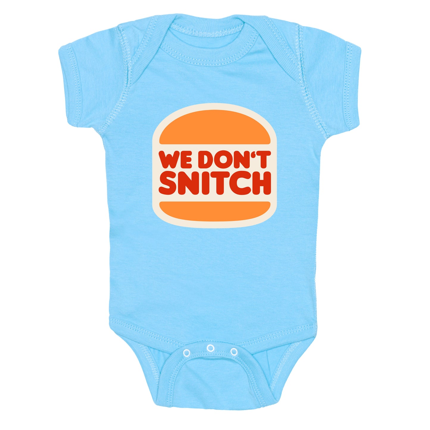 BK We Dont Snitch Luigi Mangione Baby One-Piece