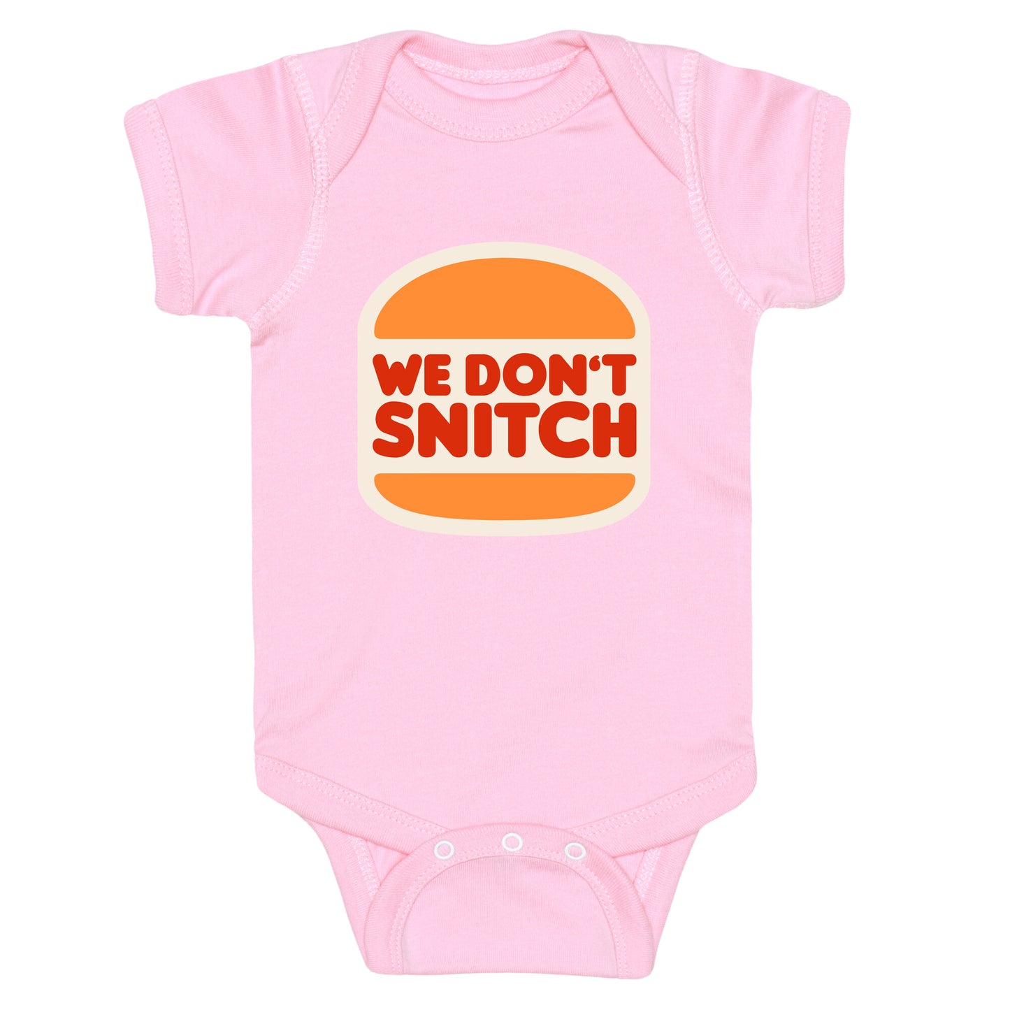 BK We Dont Snitch Luigi Mangione Baby One-Piece