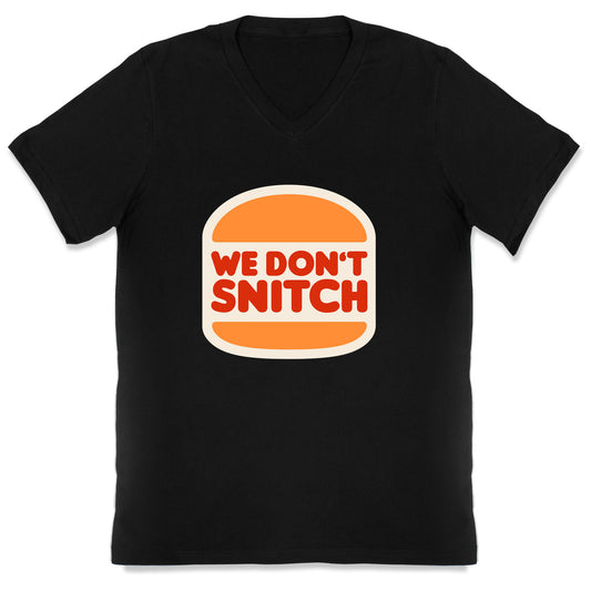BK We Dont Snitch Luigi Mangione V-Neck