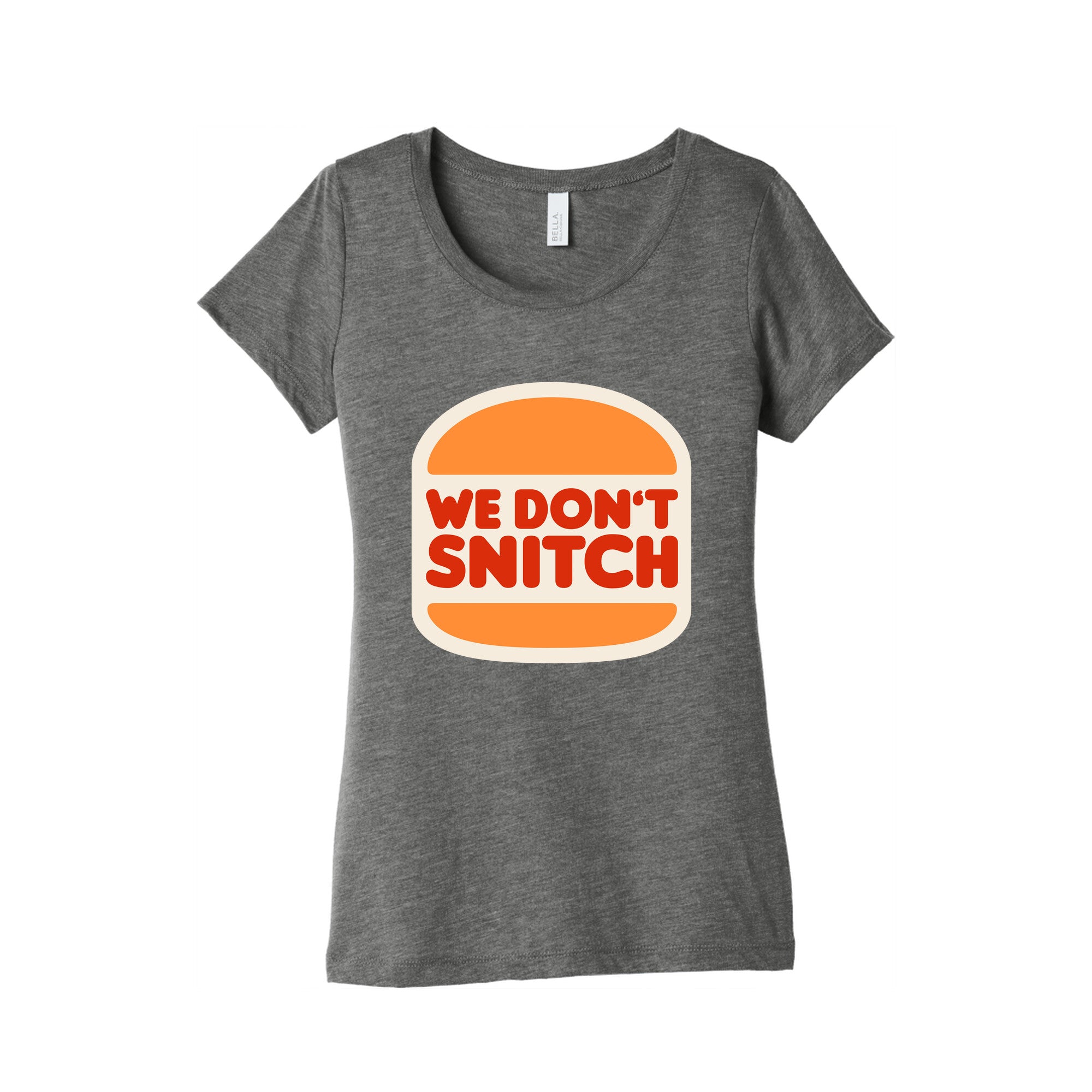 BK We Dont Snitch Luigi Mangione Womens Triblend Tee