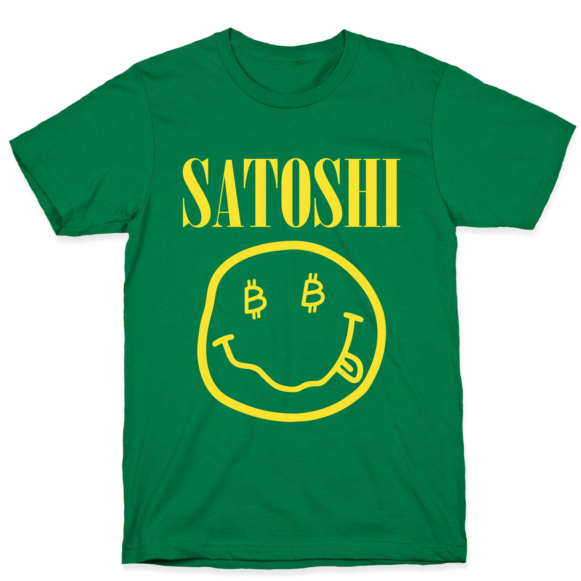 Satoshi T-Shirt - Kelly Green / 2XL