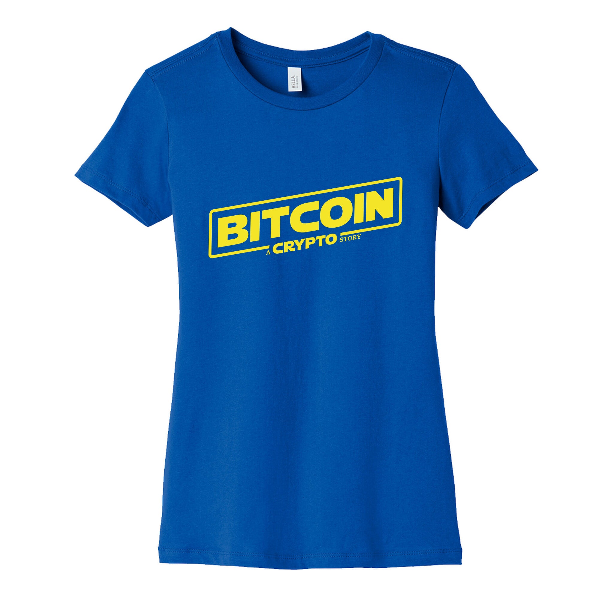 Bitcoin Crypto Womens Cotton Tee