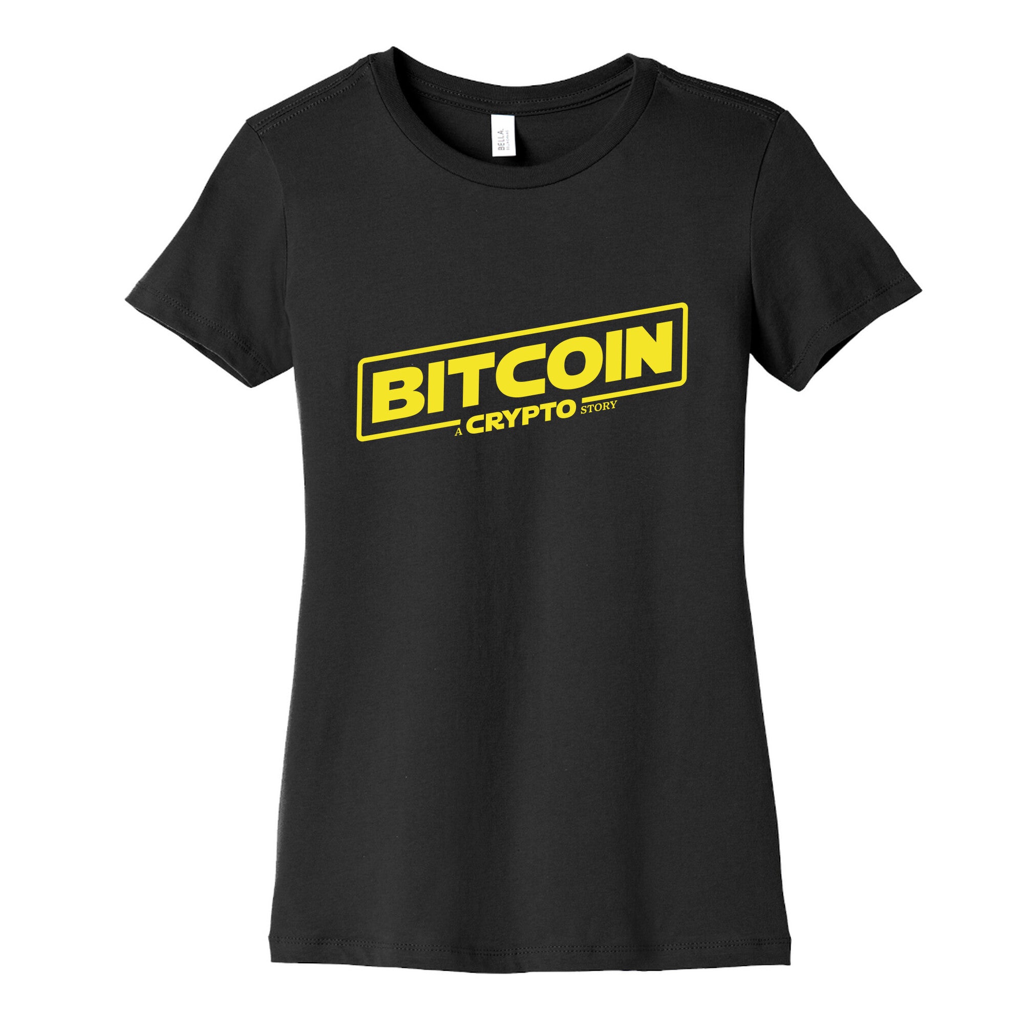 Bitcoin Crypto Womens Cotton Tee