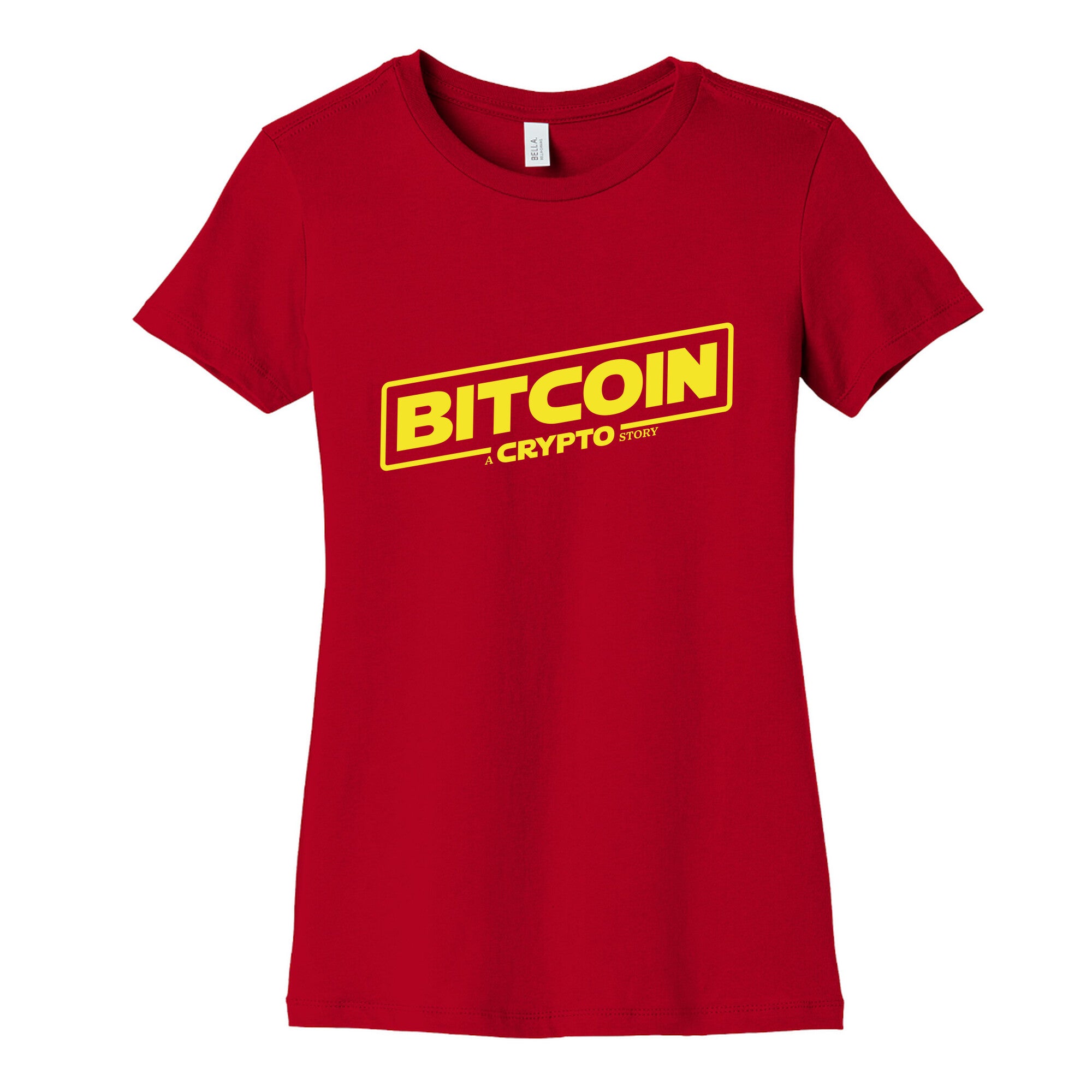 Bitcoin Crypto Womens Cotton Tee