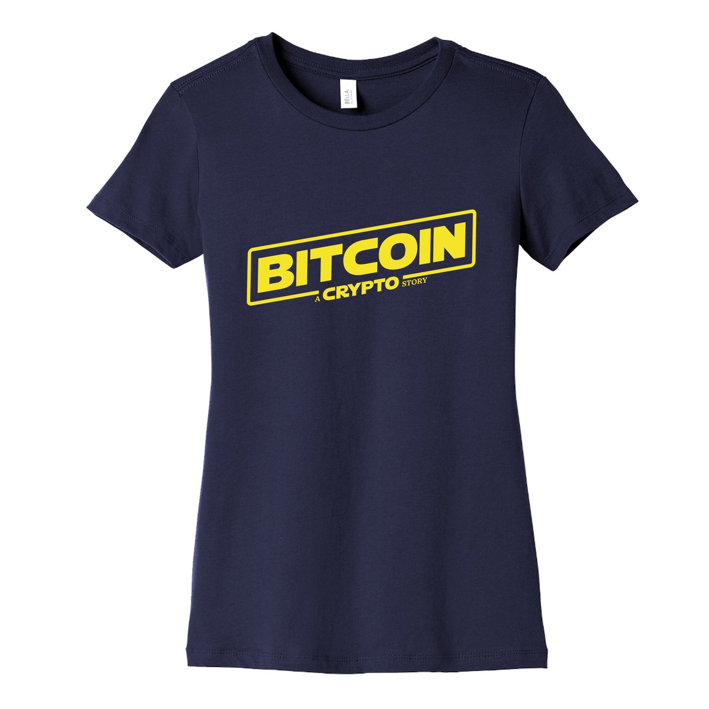 Bitcoin Crypto Womens Cotton Tee