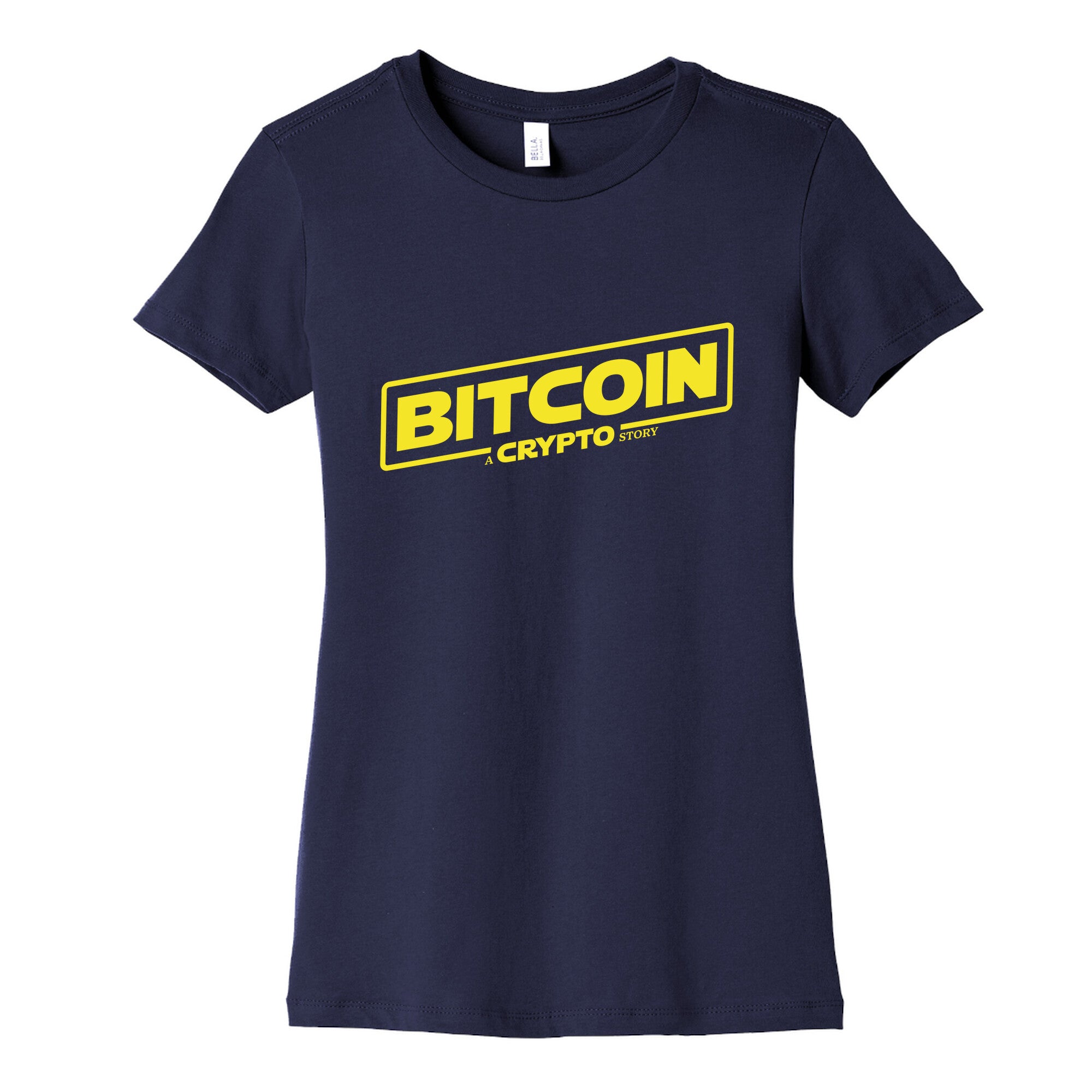 Bitcoin Crypto Womens Cotton Tee