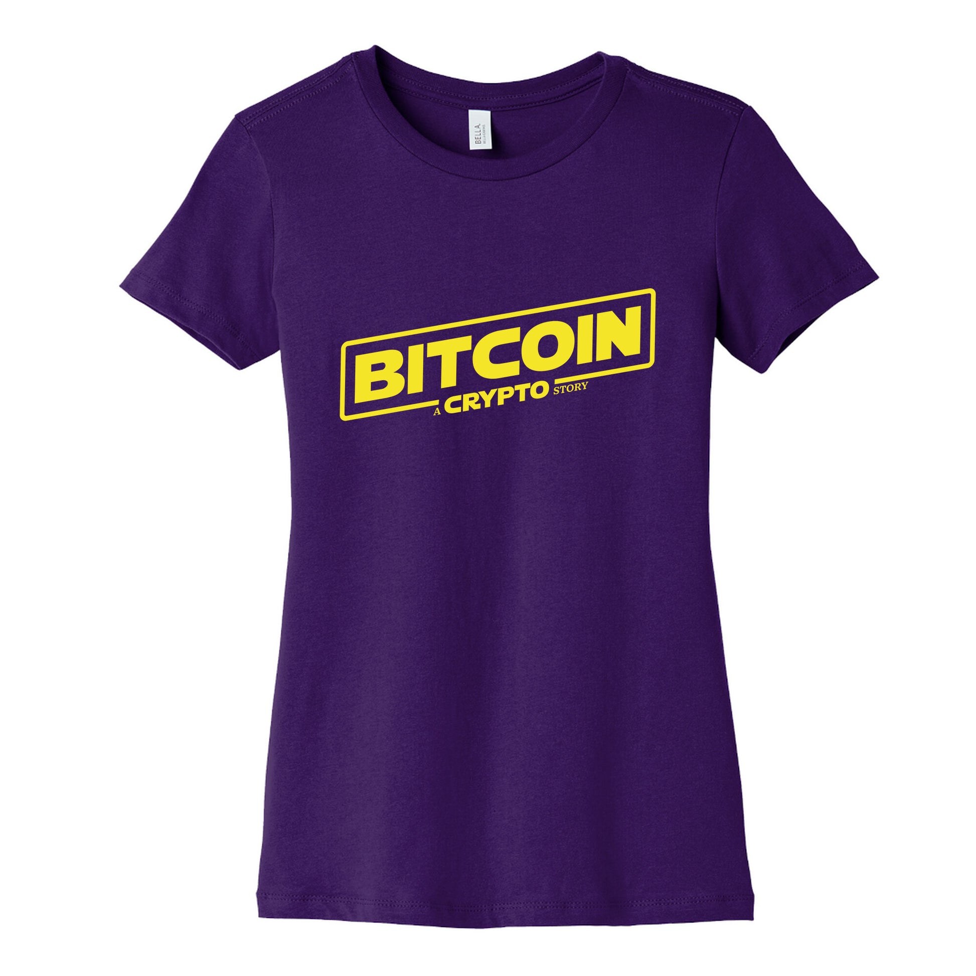 Bitcoin Crypto Womens Cotton Tee
