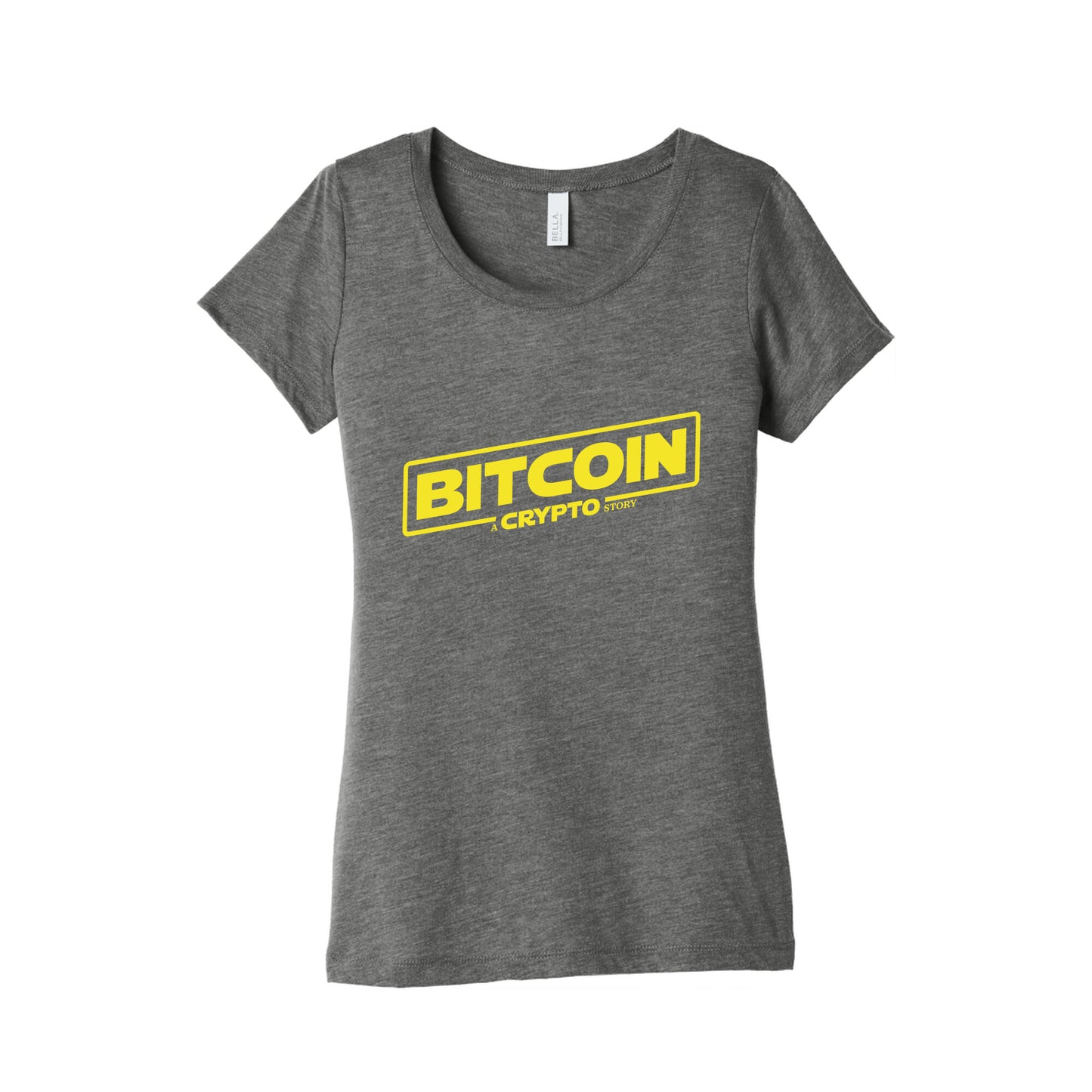 Bitcoin Crypto Womens Triblend Tee