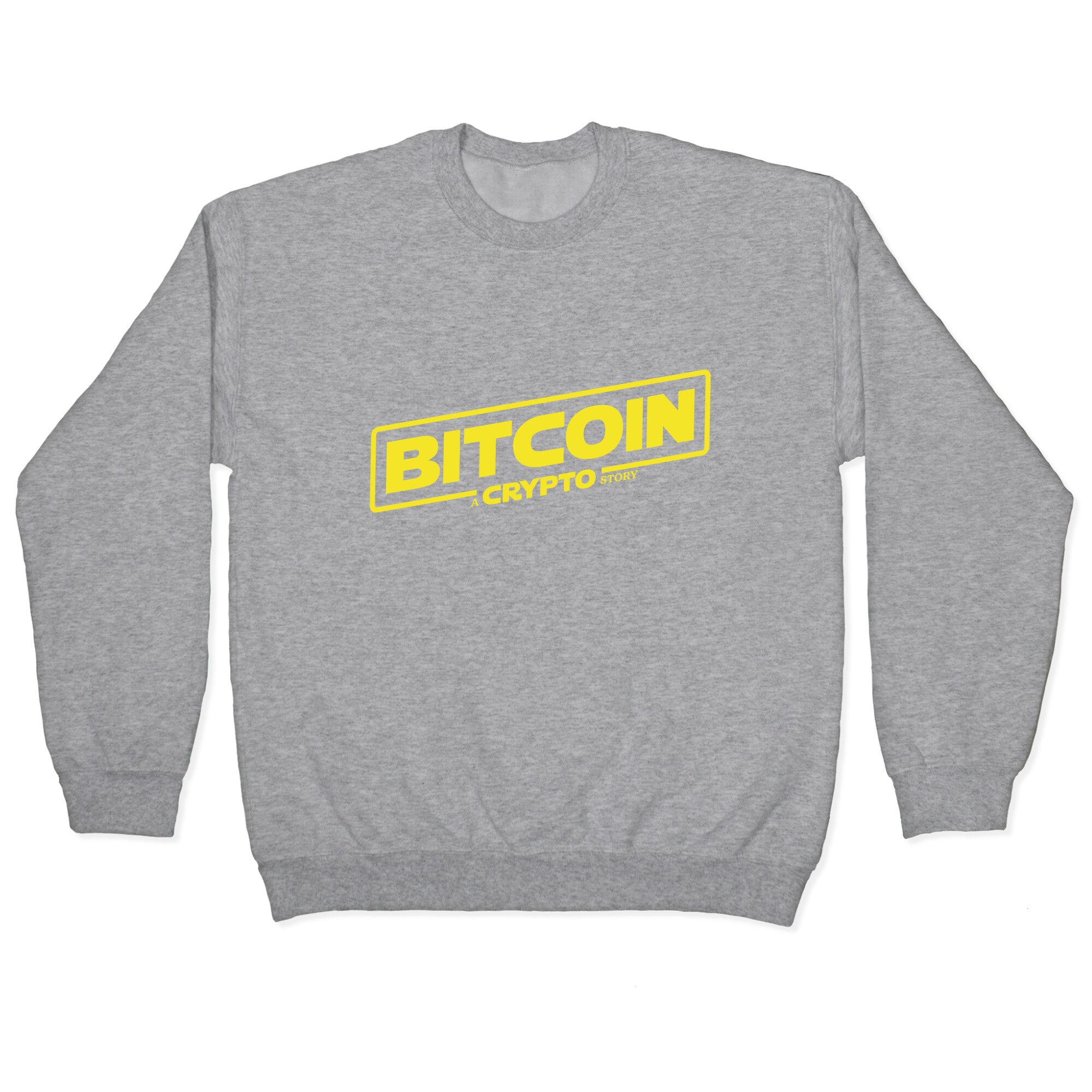 Bitcoin Crypto Crewneck Sweatshirt