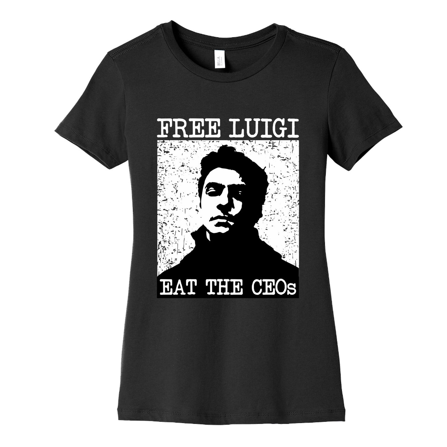 Free Luigi Eat the CEOs Womens Cotton Tee