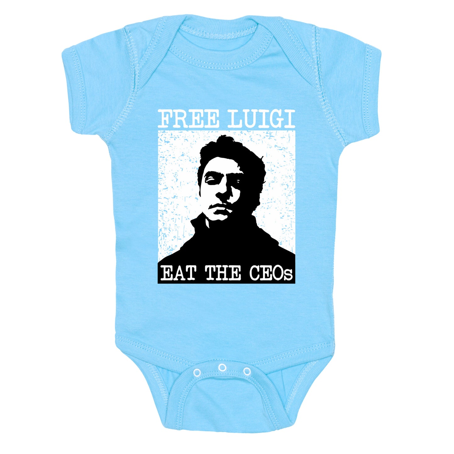 Free Luigi Eat the CEOs Baby One-Piece