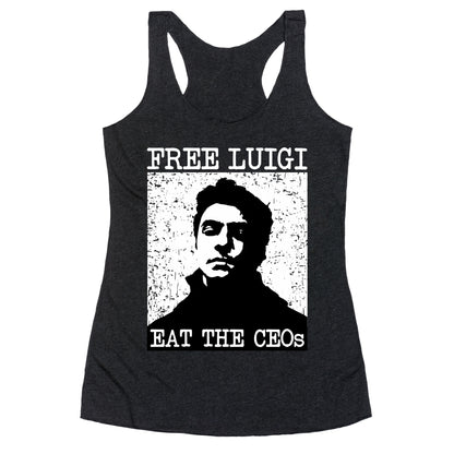 Free Luigi Eat the CEOs Racerback Tank