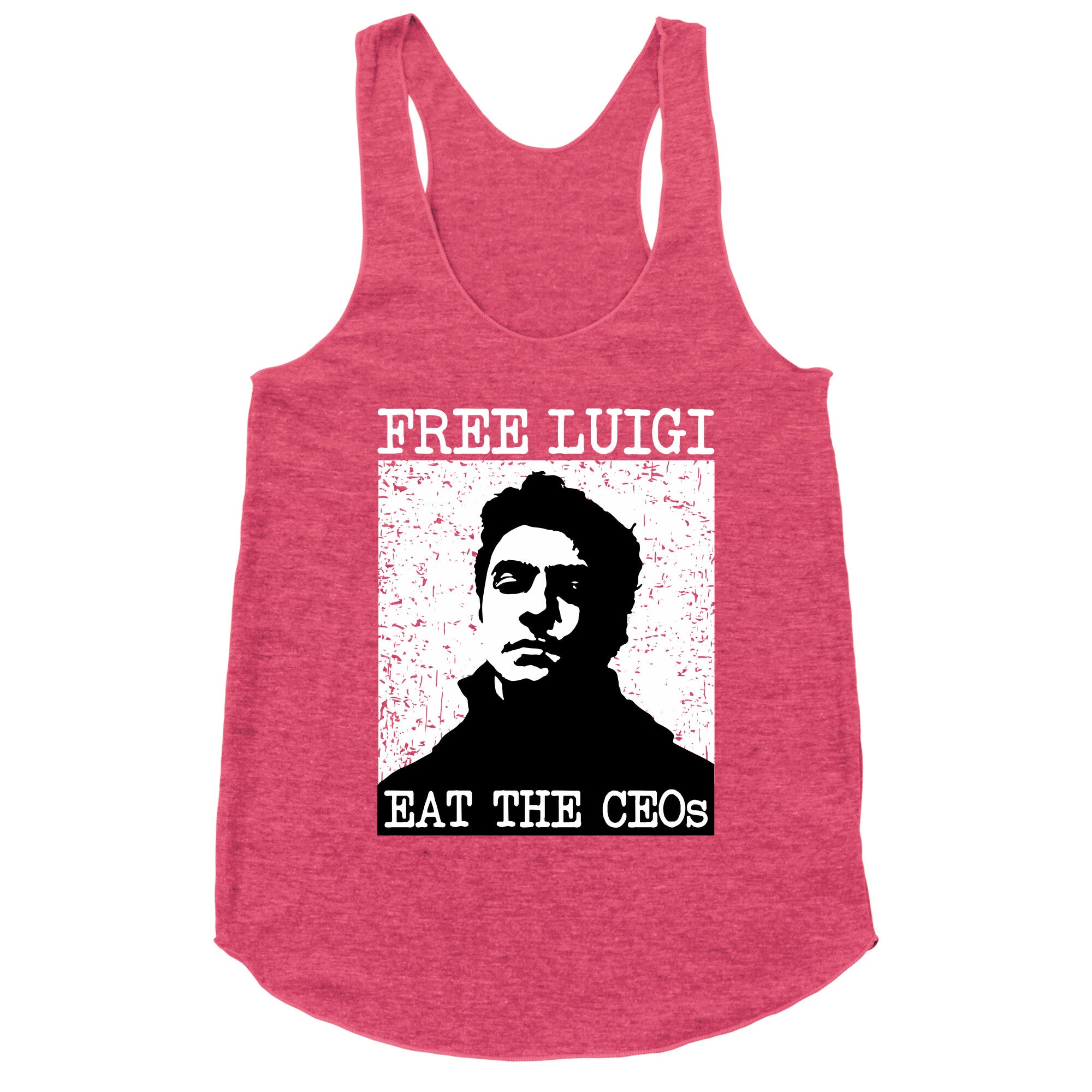 Free Luigi Eat the CEOs Racerback Tank