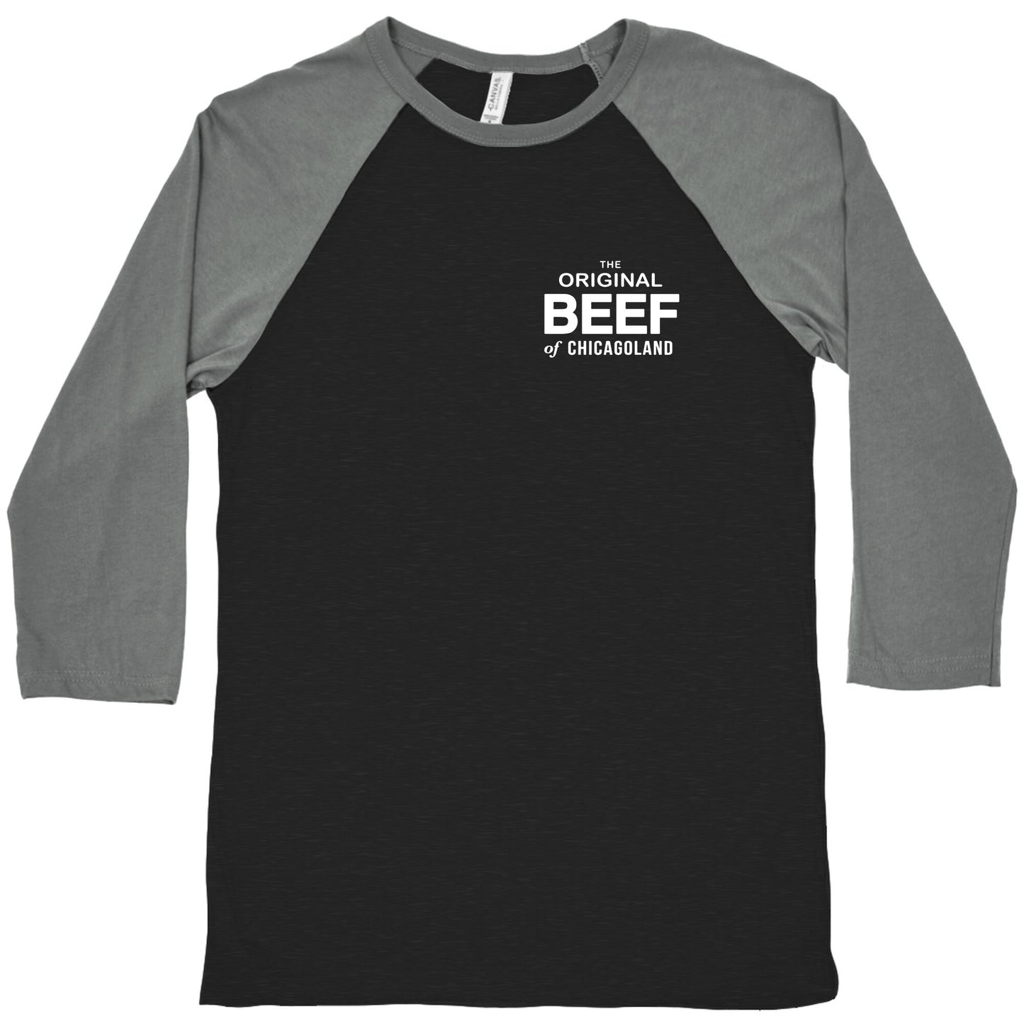 The Original Beef of Chicagoland Baseball Tee