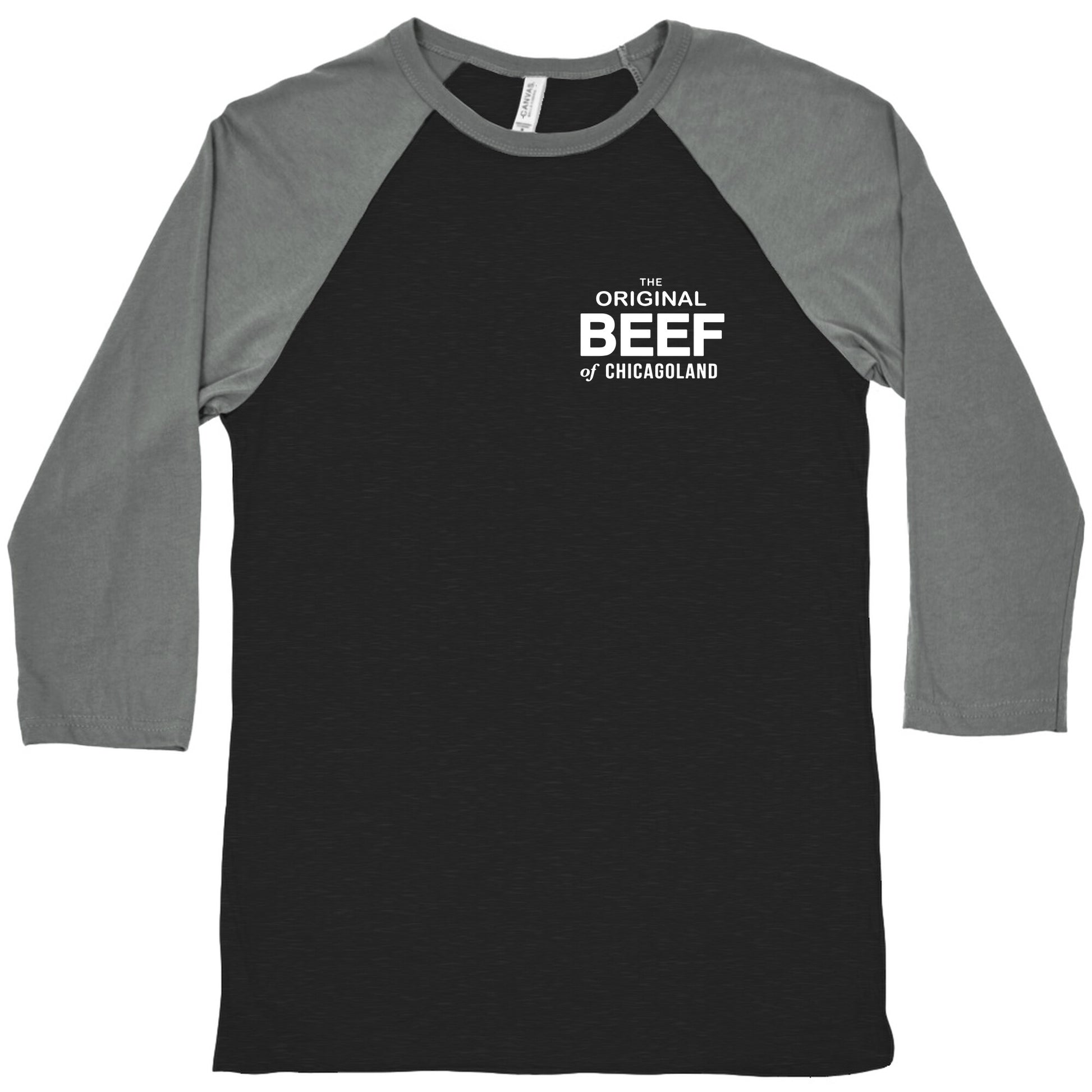 The Original Beef of Chicagoland Baseball Tee