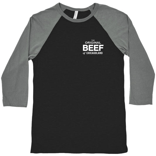 The Original Beef of Chicagoland Baseball Tee