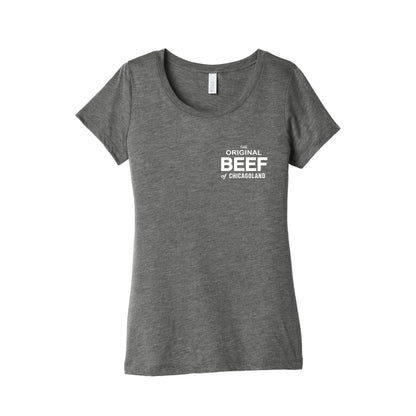 The Original Beef of Chicagoland Womens Triblend Tee