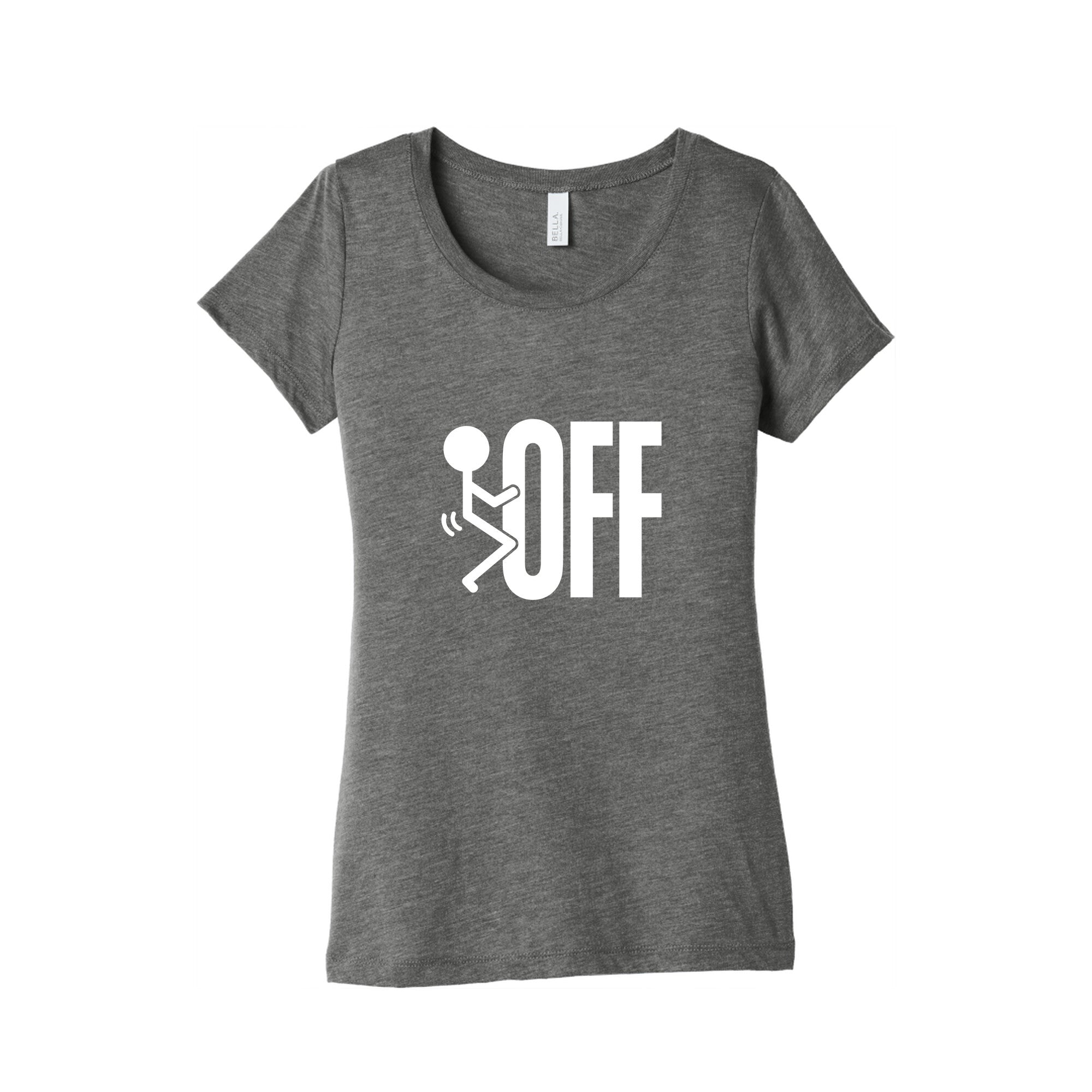 Fk Off Womens Triblend Tee