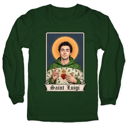 Saint Luigi Mangione Longsleeve Tee