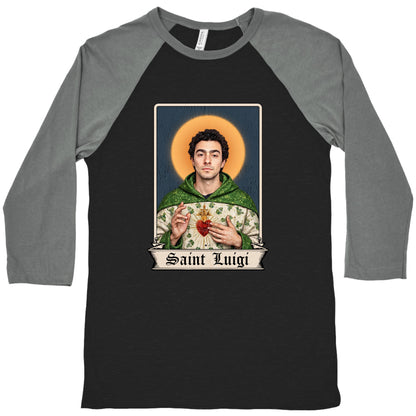 Saint Luigi Mangione Baseball Tee
