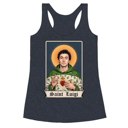 Saint Luigi Mangione Racerback Tank