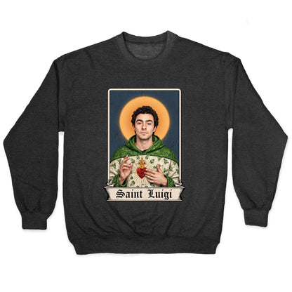 Saint Luigi Mangione Crewneck Sweatshirt