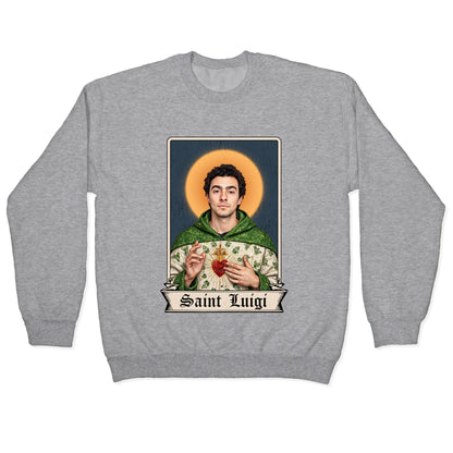 Saint Luigi Mangione Crewneck Sweatshirt