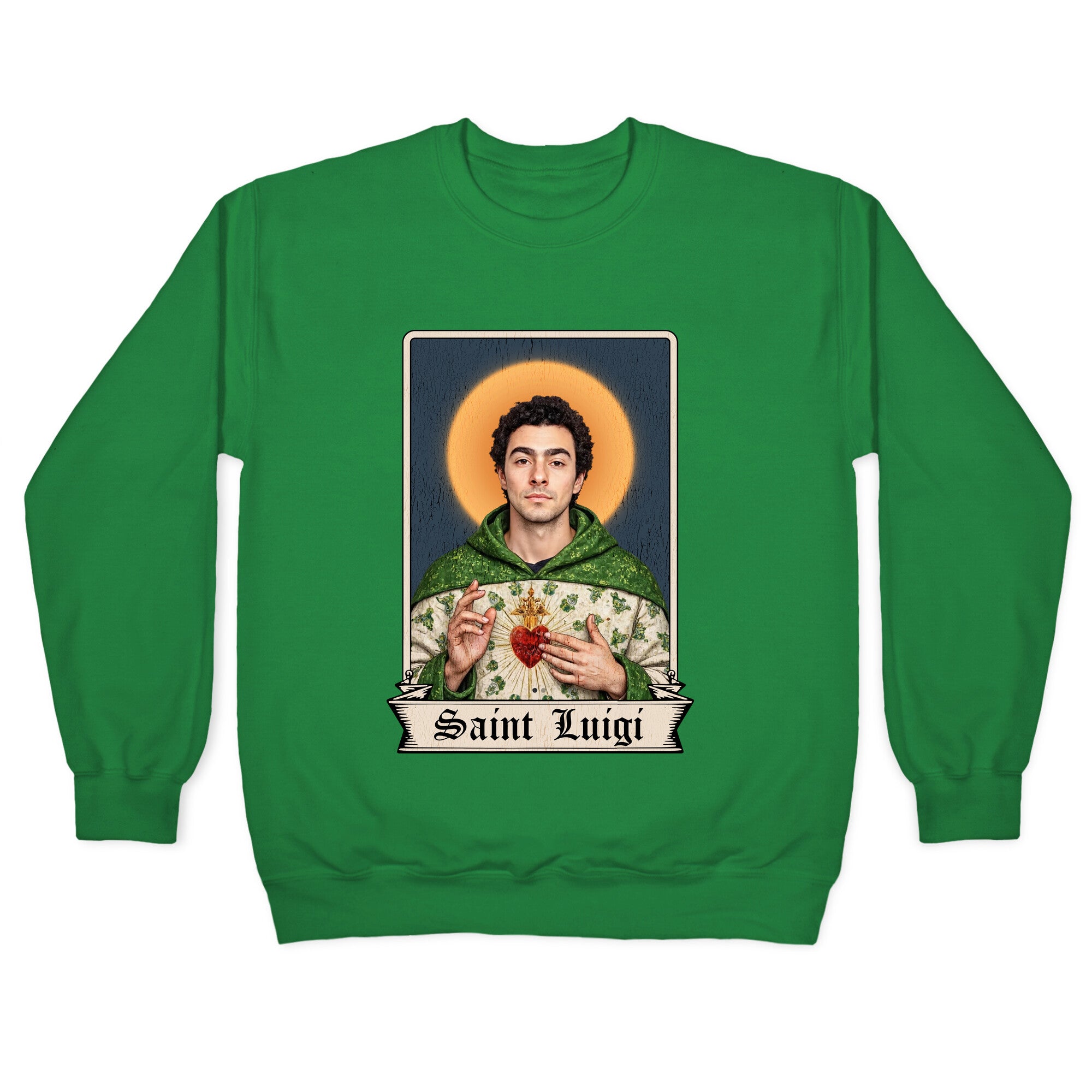 Saint Luigi Mangione Crewneck Sweatshirt