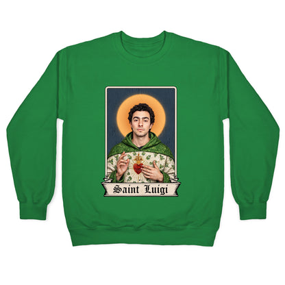 Saint Luigi Mangione Crewneck Sweatshirt