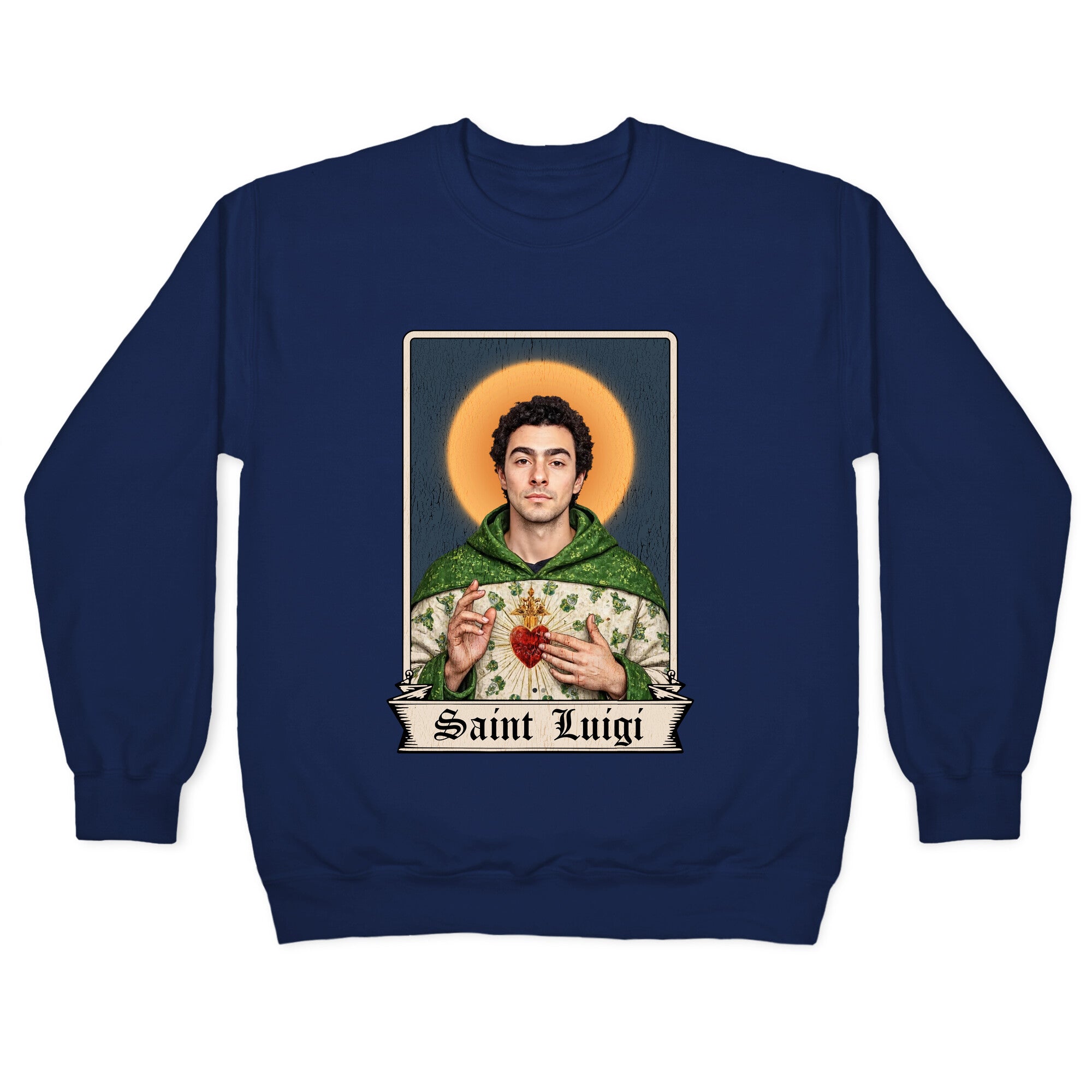 Saint Luigi Mangione Crewneck Sweatshirt