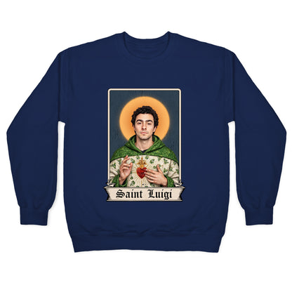 Saint Luigi Mangione Crewneck Sweatshirt