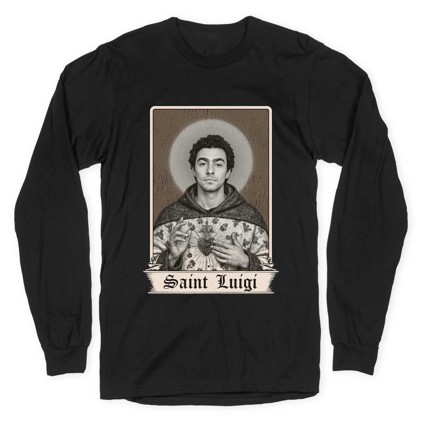 St Luigi Mangione Longsleeve Tee