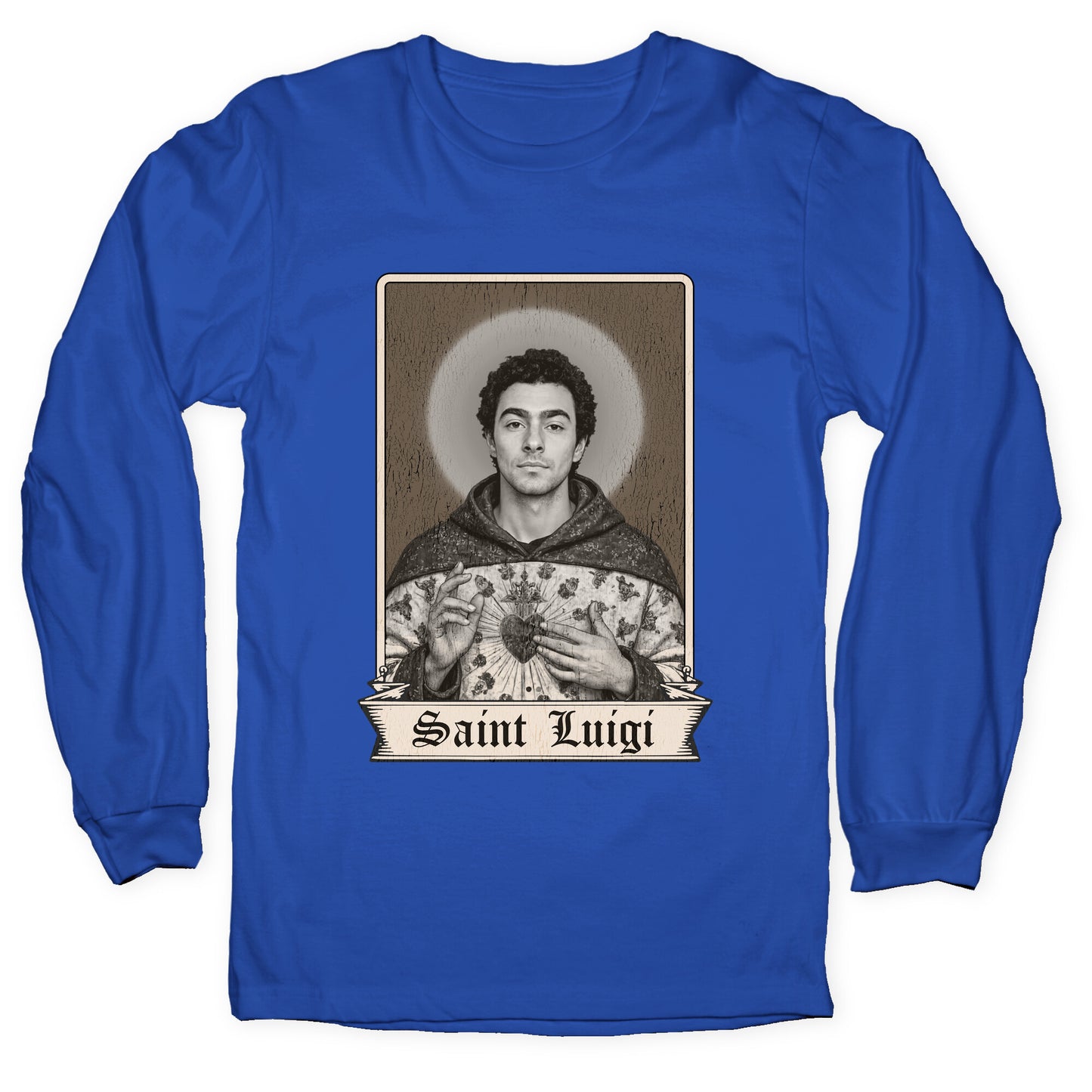 St Luigi Mangione Longsleeve Tee