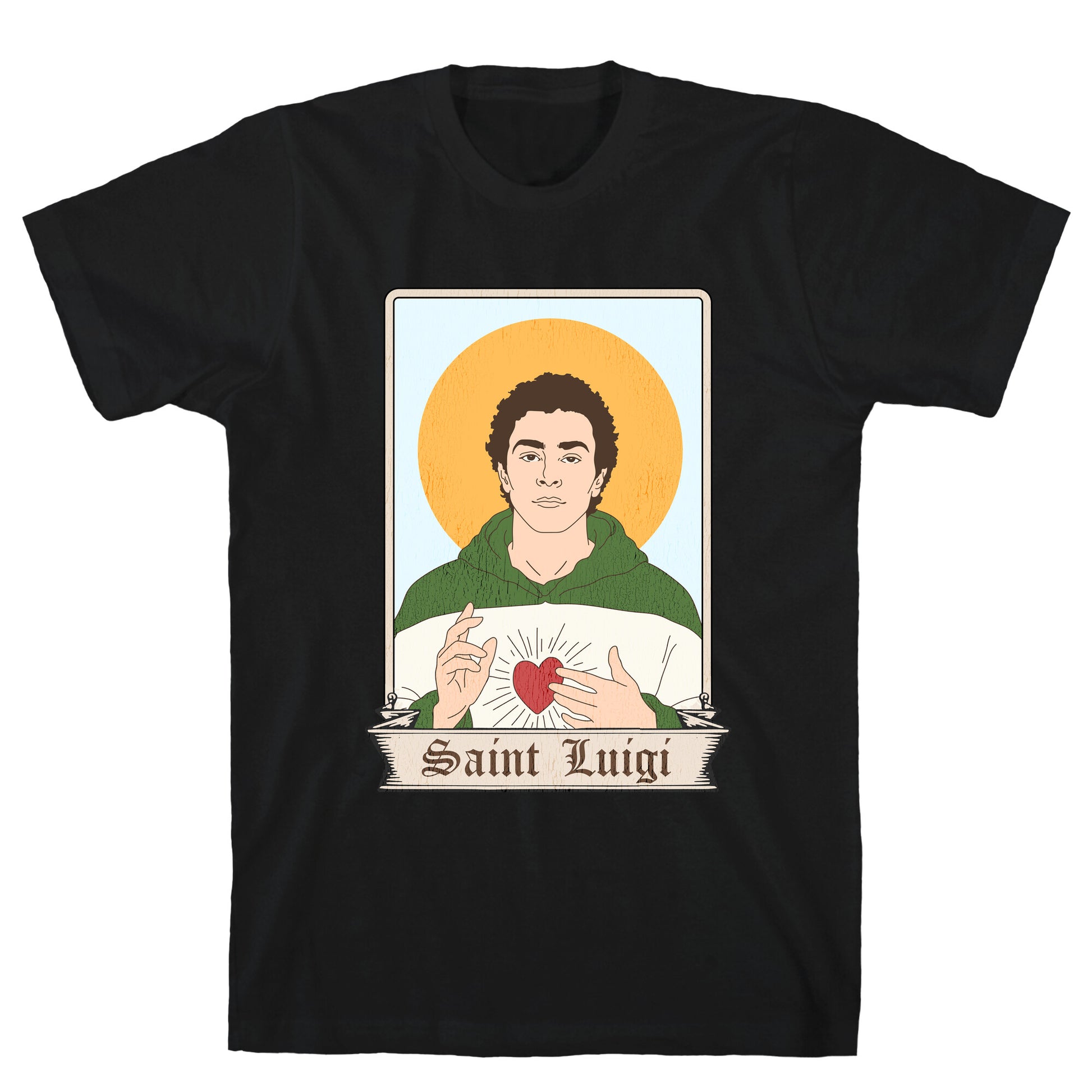 Saint Luigi Mangione Cartoon T-Shirt