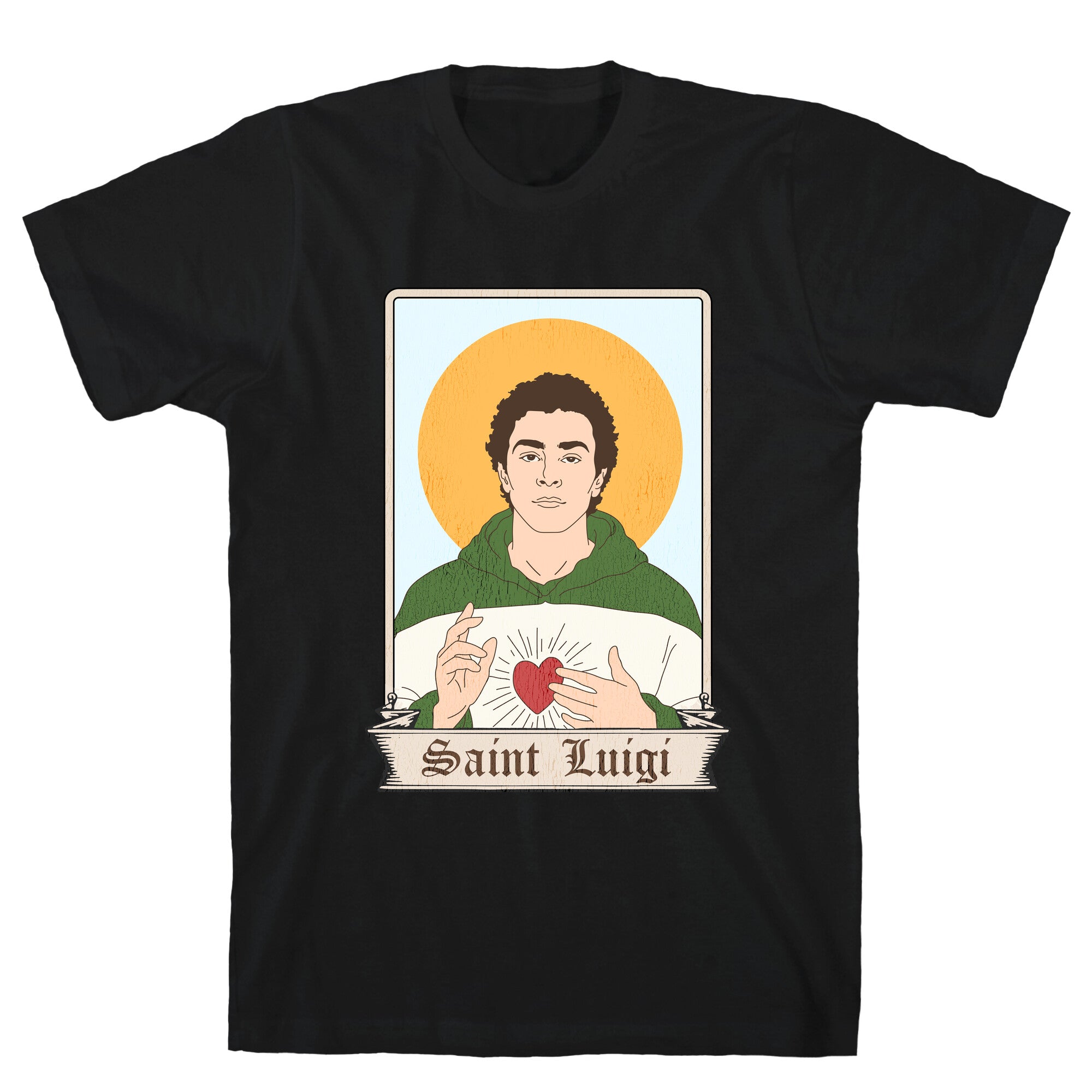 Saint Luigi Mangione Cartoon T-Shirt