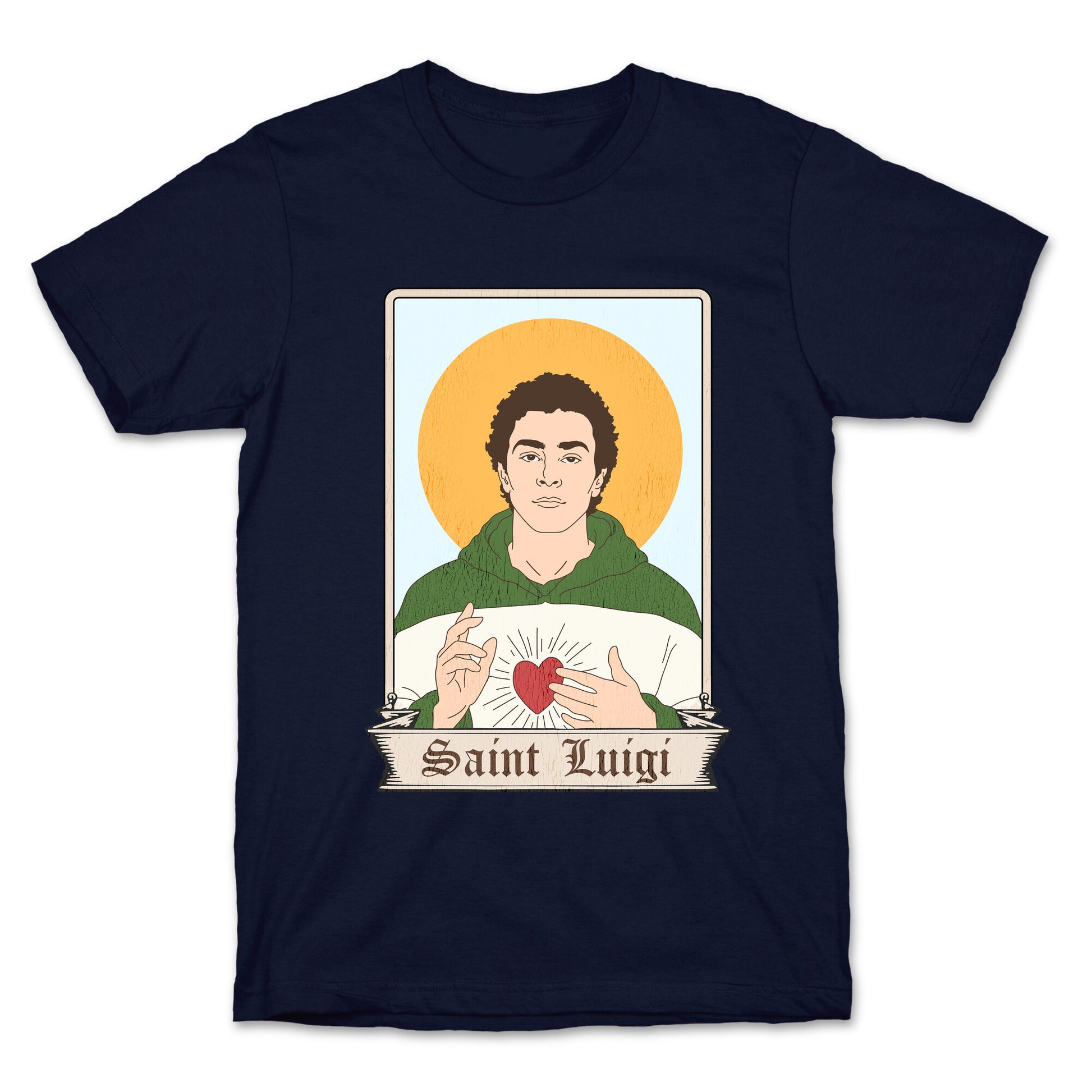 Saint Luigi Mangione Cartoon T-Shirt