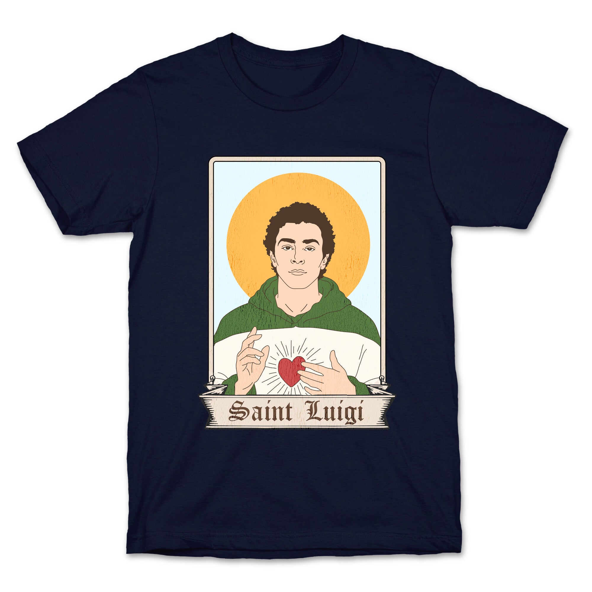 Saint Luigi Mangione Cartoon T-Shirt