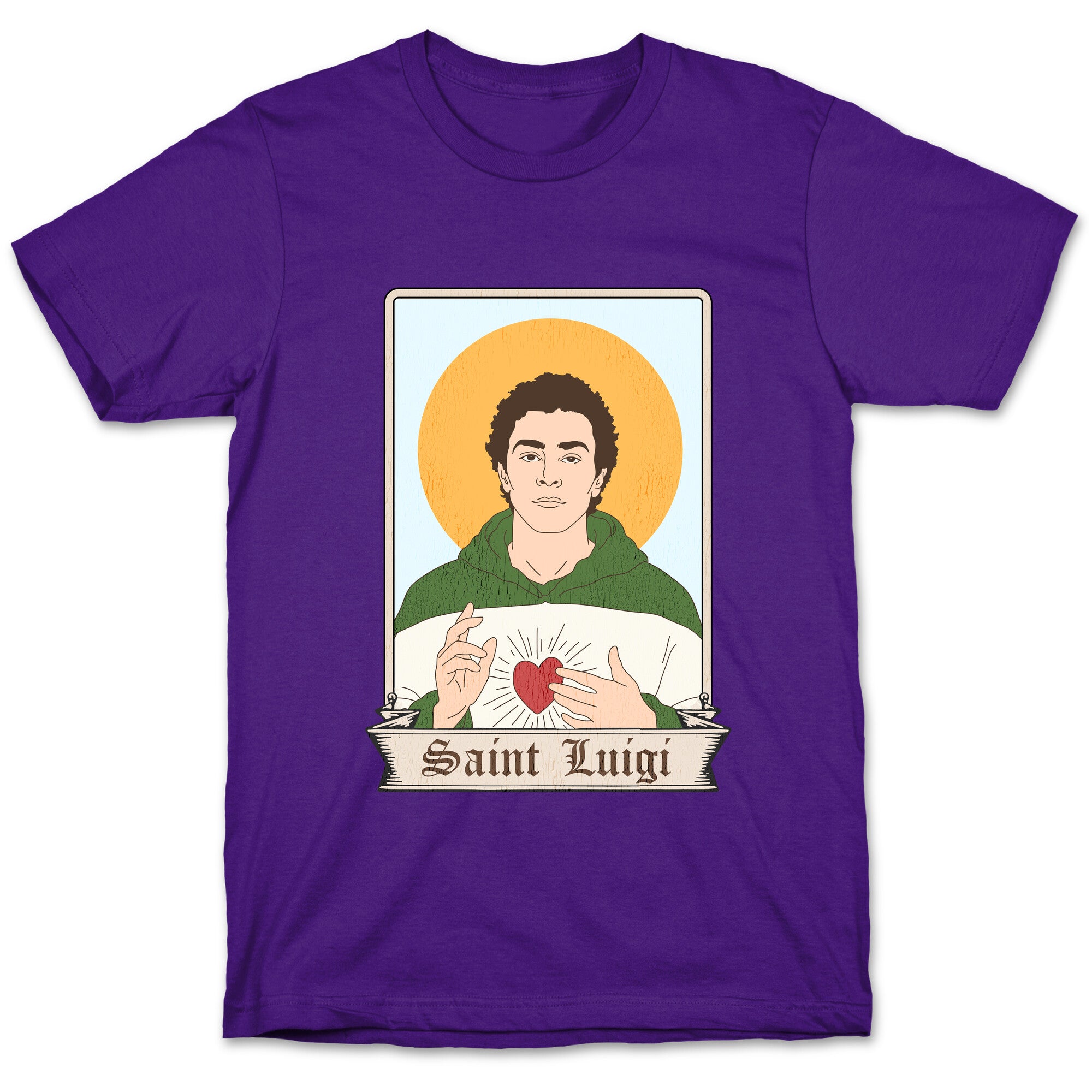 Saint Luigi Mangione Cartoon T-Shirt