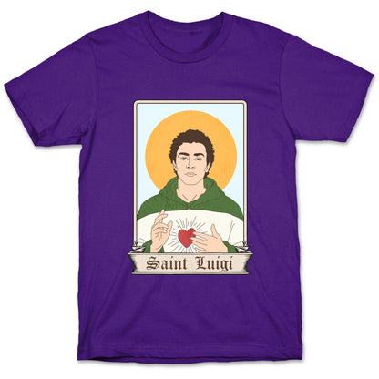 Saint Luigi Mangione Cartoon T-Shirt