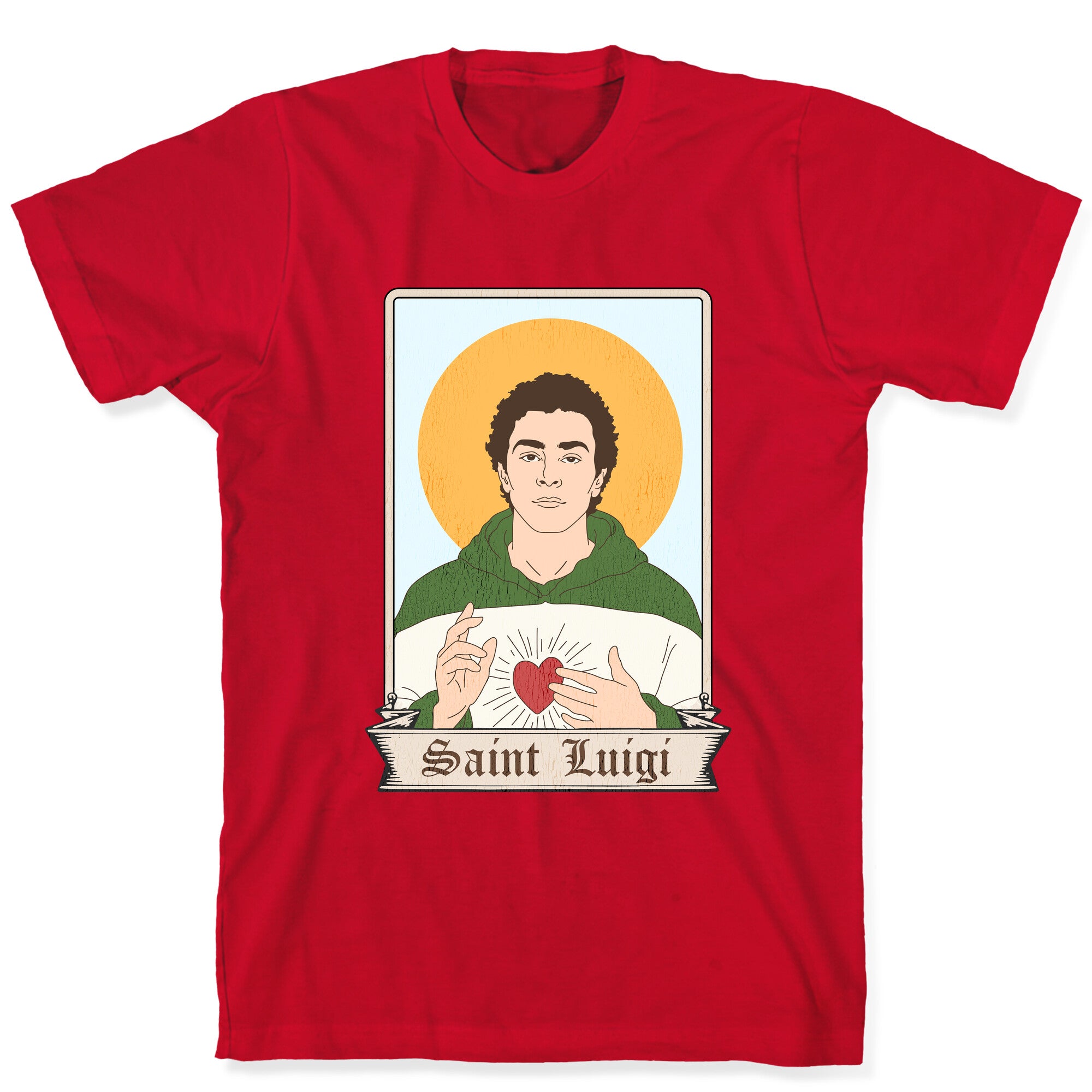 Saint Luigi Mangione Cartoon T-Shirt